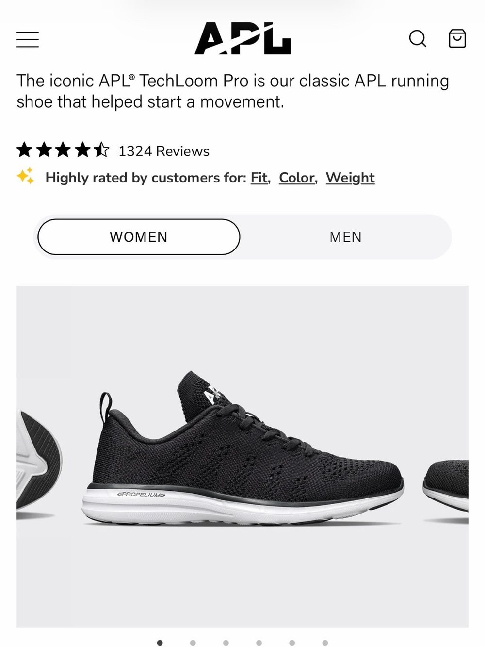 APL Women's TechLoom Pro Sneakers